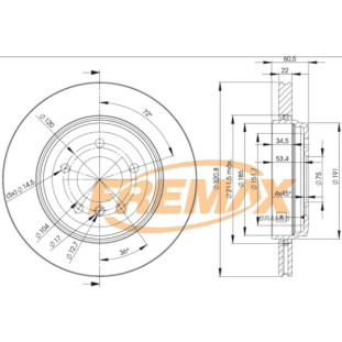 Disco de Freio Volvo S60 2004 a 2009 - Esquerdo ou Direito / Dianteiro - Fremax