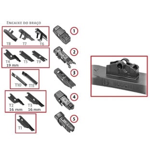 Palheta Limpador do Para-brisas AeroTwin 22 Polegadas Volvo S80 2004 a 2005 - Dianteiro - Bosch