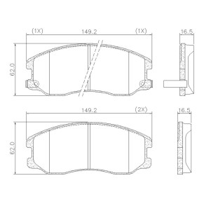 Pastilhas de Freio Honda City 2010 a 2021 - Dianteiro - Fras-le