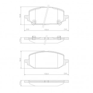 Pastilhas de Freio Chevrolet Onix 2019 a 2021 - Dianteiro - Fras-le