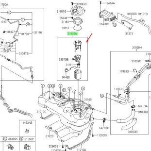 Bomba Combustivel Kia Sportage 2012 a 2016 - Kia