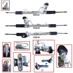 Caixa de Direção Hidráulica Volkswagen Polo 2003 a 2012 - Nakata