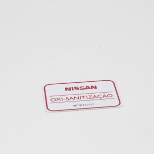 Cartão Oxi Sanitização Nissan V-drive 2021 - Original