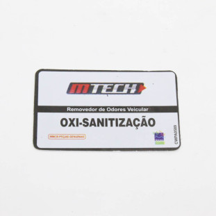 Etiqueta de Controle Sanitização Mitsubishi 3000gt 1991 a 1998 - Dianteiro / Interno - Original