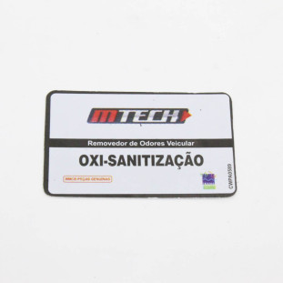 Etiqueta de Controle Sanitização Mitsubishi Outlander 2005 a 2022 - Dianteiro / Interno - Original