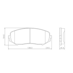 Pastilhas de Freio Suzuki Vitara 2017 a 2021 - Dianteiro - Fras-le