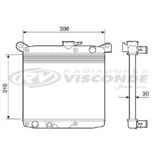 Radiador Fiat 147 1982 a 2011 - Visconde