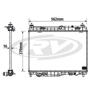 Radiador Ford Ecosport 2012 a 2021 - Visconde