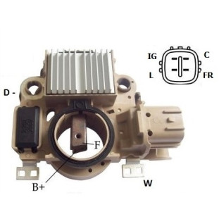 Regulador de Voltagem Honda Fit 2007 a 2011 - Ikro